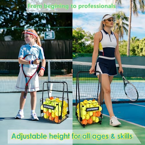 2-in-1 Pickleball & Tennis Ball Hopper - Foldable Collector