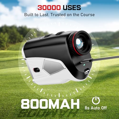 Golf Rangefinder with Slope, 1500 Yards, 7X Magnification