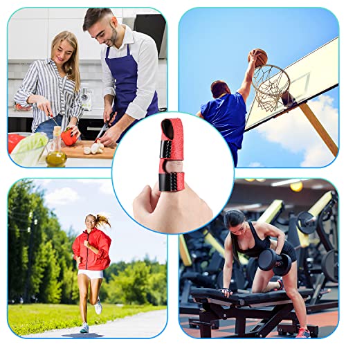 4-Pack Finger Splints for Arthritis & Pain Relief - Adjustable Support
