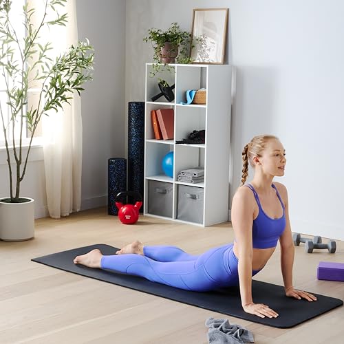 Extra Thick Yoga Mat with Carrying Strap - 1/2 Inch NBR Foam