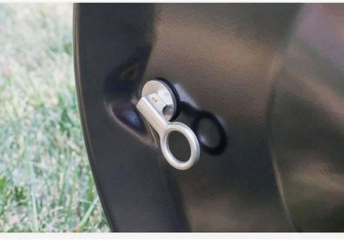 Agri-Fab Roller Plug - Durable 1-1/4" Size in Silver and Black for Enhanced Lawn Care
