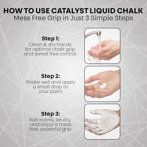 Liquid Chalk Grip Enhancer - Mess-Free & Sweat-Resistant - 50ml