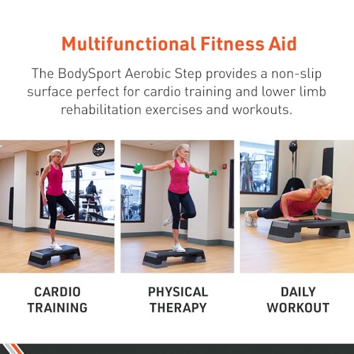 Aerobic Step Platform for Cardio & Rehabilitation - Adjustable Height
