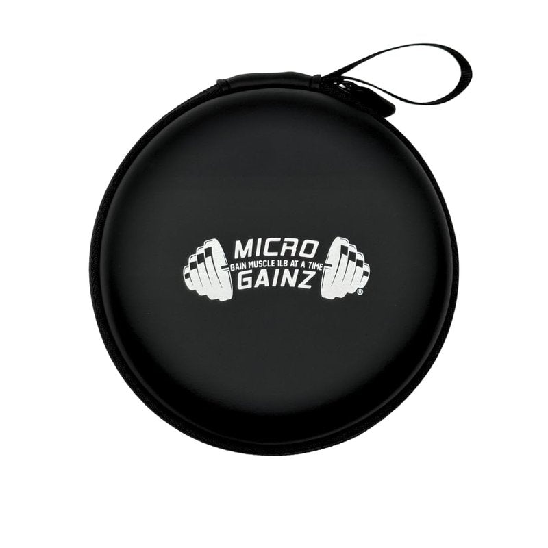 Micro Gainz Hard Shell Carrying Case for 1LB and 1.25LB Dumbbell Micro Plates