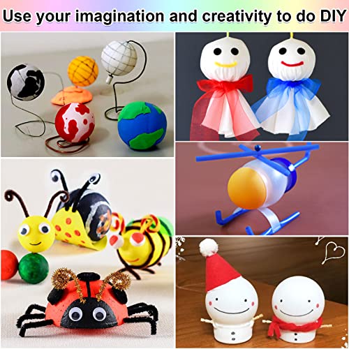 28 Pcs 40mm Colored Ping Pong Balls for Table Tennis & Crafts