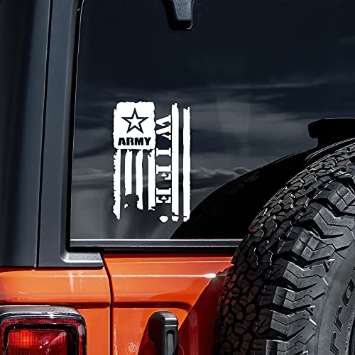 Army Wife Vinyl Decal Sticker for Car, Wall, Laptop - 3.5" x 5.5"