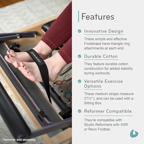 Medium Cotton Footstrap for Pilates Reformer - 27.5 Inches