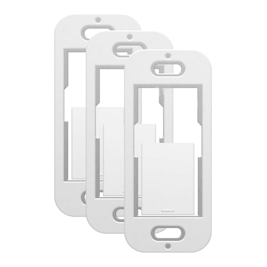 Remote Wallplate Bracket Compatible with Lutron Pico Remote Seamless Remote Snap in Installation Wall Bracket for Lutron Smart Switch - Black or White Shipped Randomly (3pcs)