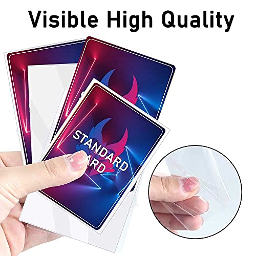 500 Pack Soft Clear Card Sleeves for Trading Cards - Baseball, MTG