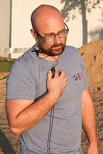 BTECH QHM07 Platinum Series Noise-Cancelling Surveillance Earpiece for K1 Radios - Single Pack