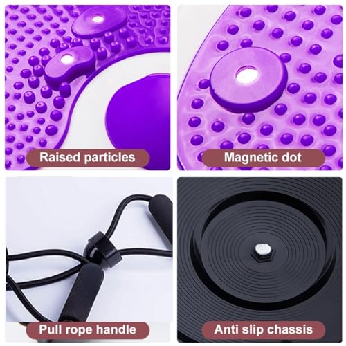 Ab Twist Waist Disc Board with Exercise Ropes & Tape Measure