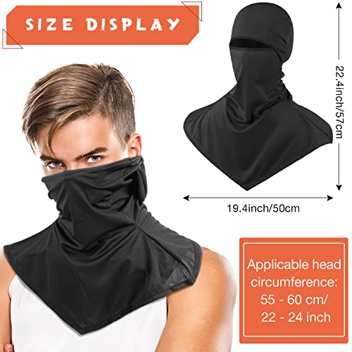 Syhood Black Summer Balaclava Face Cover - 6 Pack