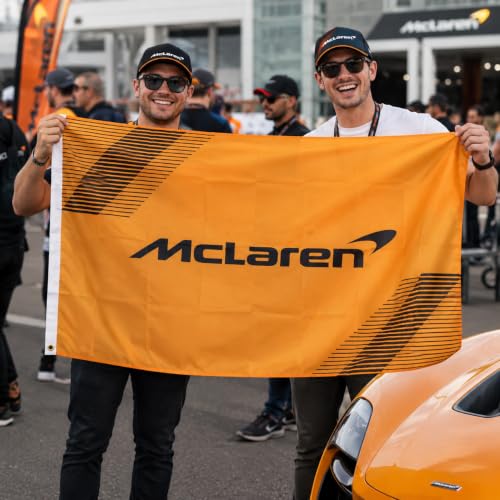 McLaren Flag Banner 3x5 Feet - Premium Outdoor Sports Fan Flag