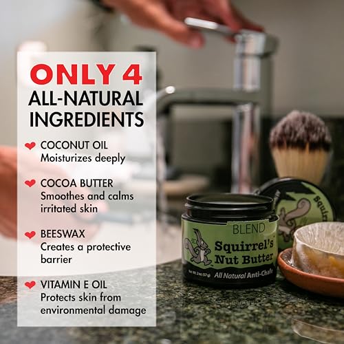 Anti Chafing Cream for Runners & Hikers - 2.0 oz Natural Salve