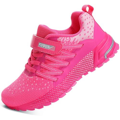 Kids Sneakers - Lightweight Breathable Tennis Shoes - Pink B