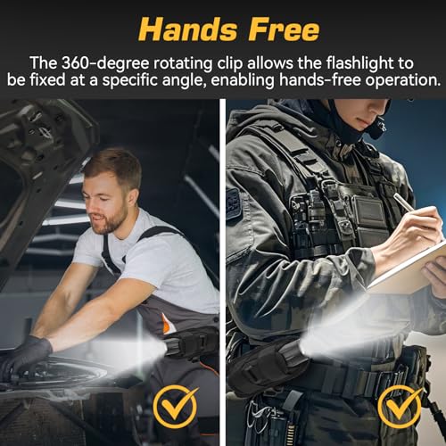Tactical Flashlight Holster - 360° Rotatable Nylon Pouch - Variation 1