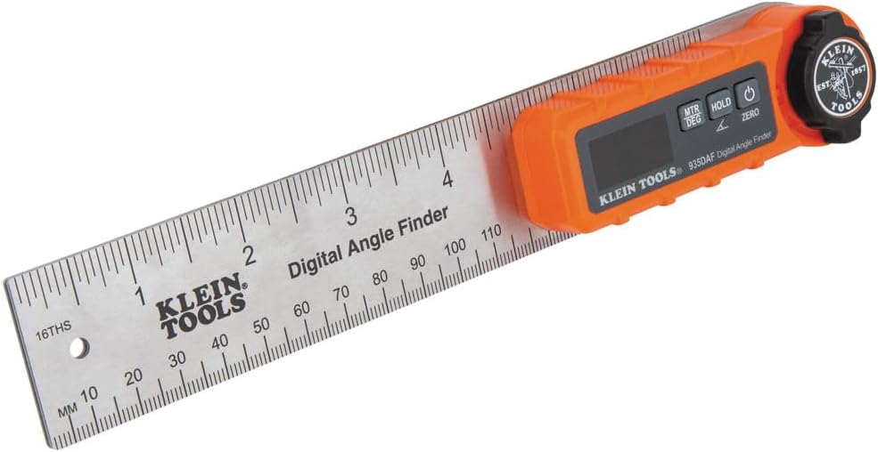 Digital Angle Finder by Klein Tools - Precision Miter Saw Protractor for Accurate Measurements