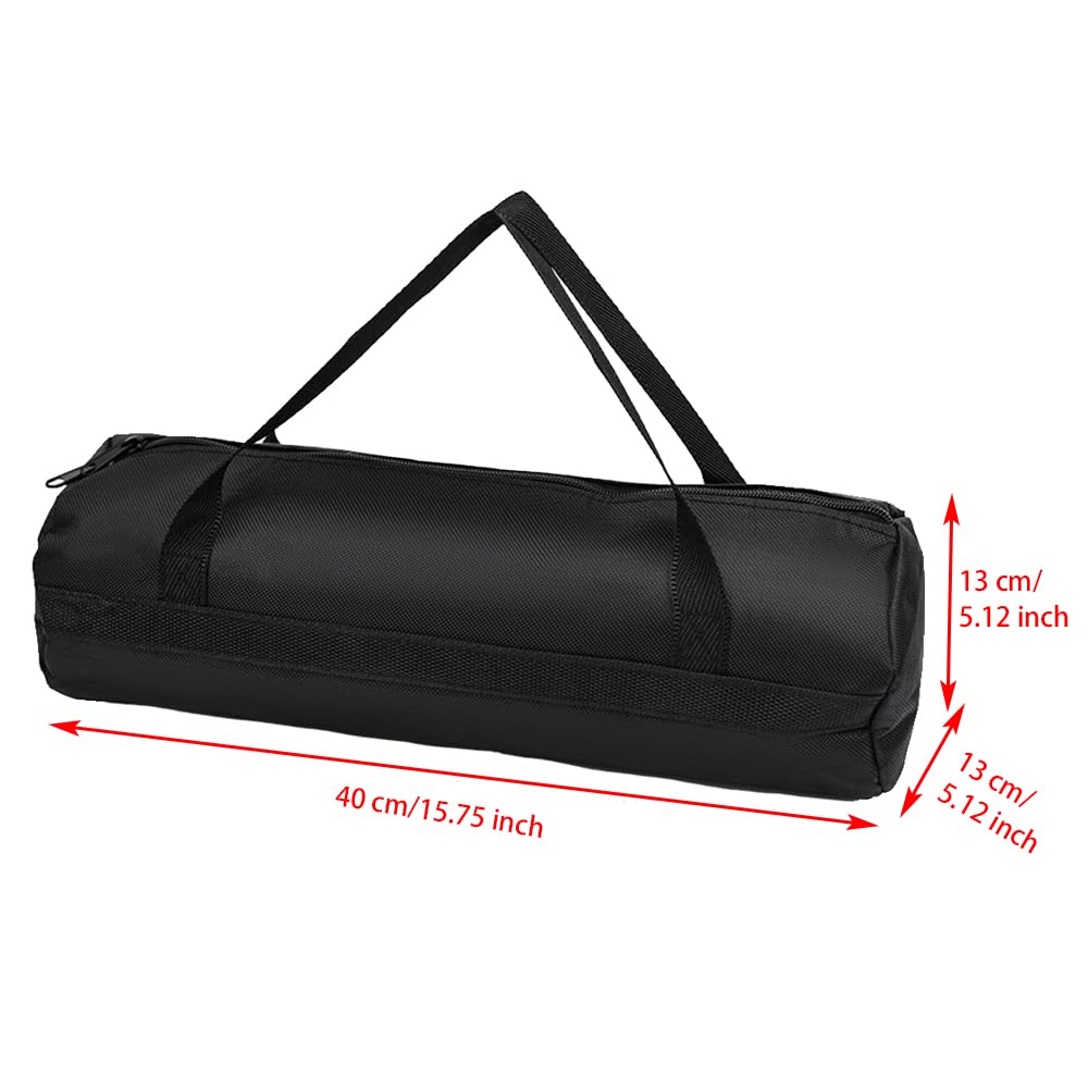 HunterBee 2 pcs Zipper utility waterproof canvas tool organizer bag screws nails bolts pouch nuts heavy duty Multipurpose storage bags Blue+Black