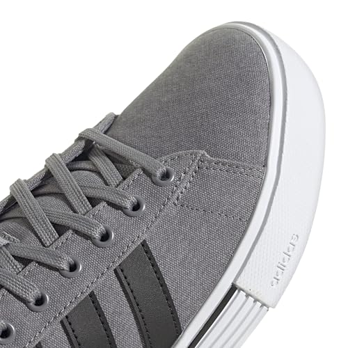 Men's Casual Skate-Inspired Sneakers - Grey/Black/White