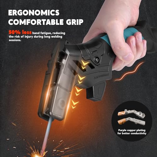 Welding Electrode Holder, 600 Amp Welding Stinger Rod Holder for Stick with Multi Angle 90¡Æ 135¡Æ 170¡Æ, Ergonomic Copper Heavy Duty Electrode Holder