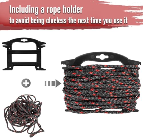 Black Marine Mushroom Anchor Kit for Kayaks, Canoes, Paddle Boards with Rope & Buoy