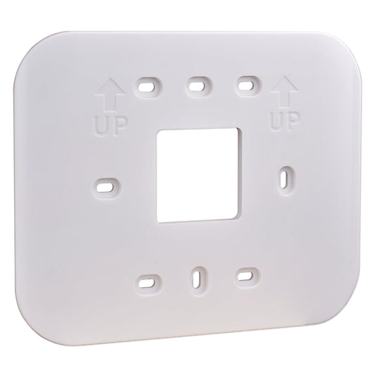 Heagstat Thermostat Wall Plate Cover - Conceal Imperfections and Beautify Your Wall (Off-White)