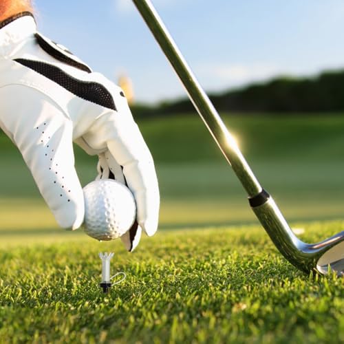 Magnetic Golf Tees 5 Pack - 90mm Flexible Polymer Training Tees with 360° Rotating Base