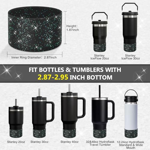 Glittering Silicone Boot for Stanley Quencher 40oz & More