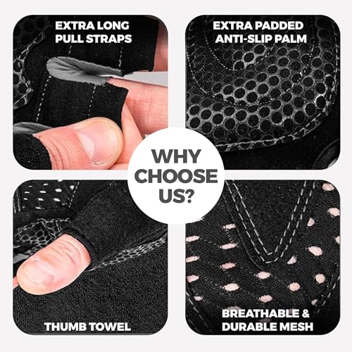 Durable Workout Gloves for Men – Enhanced Grip & Wrist Support