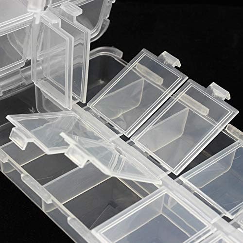 Premium Fishing Tackle Box with 20 Compartments - Adjustable Organizer