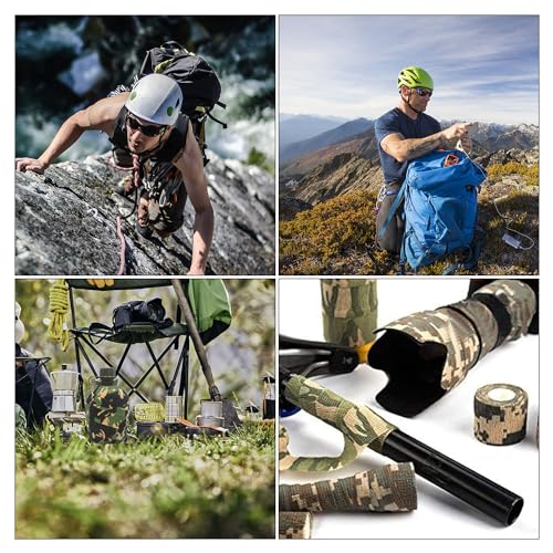 Self-Adhesive Camouflage Tape - 4 Pcs Military Camo Wrap