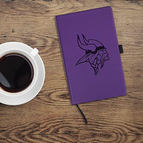 NFL Minnesota Vikings Laser-Engraved Notepad - 5.25 x 8.25 inches