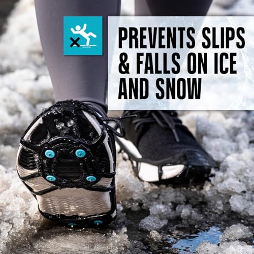 Everyday G3 Ice Cleats - Large/Extra Large Traction Spikes for Shoes & Boots