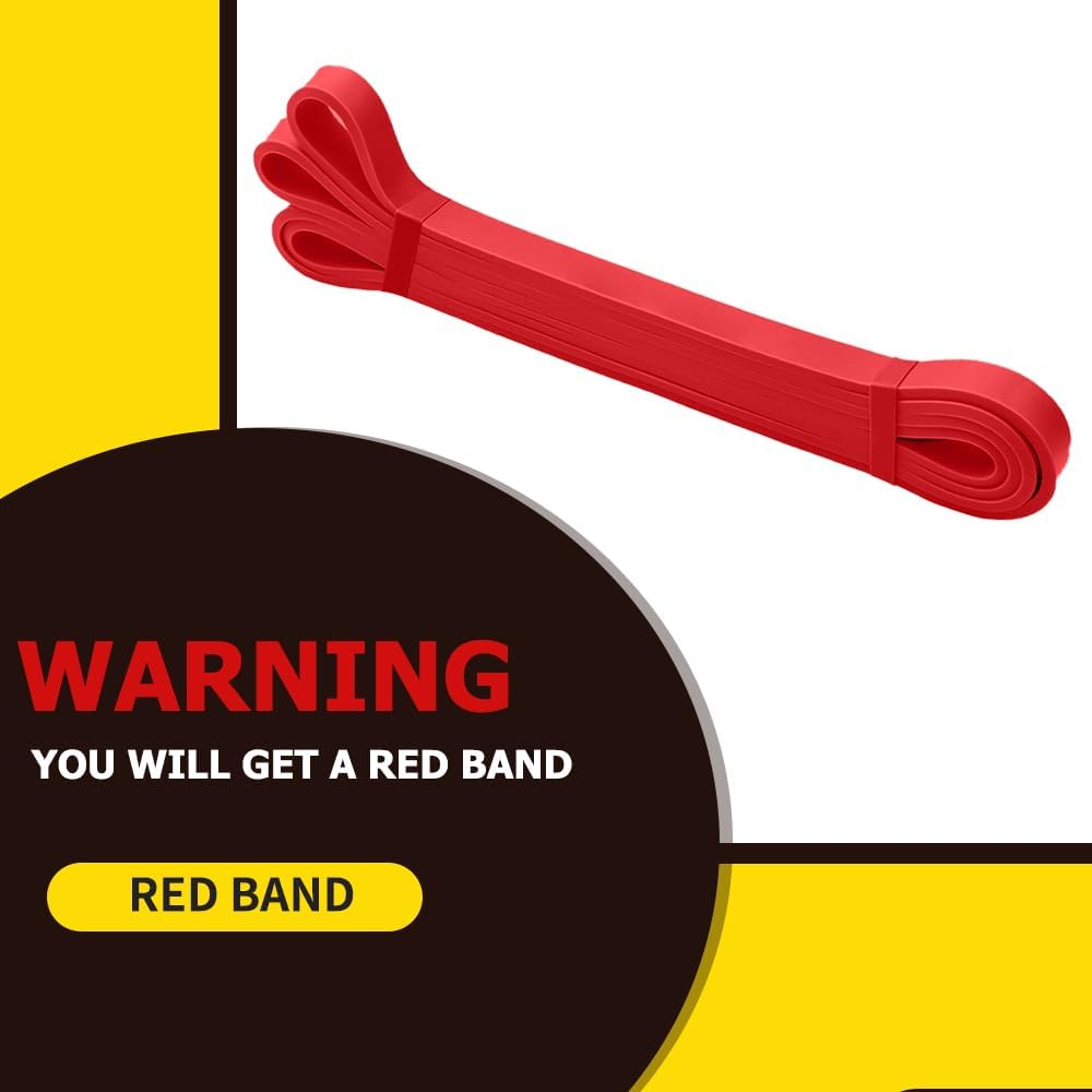 ROSAPOAR Resistance Band - Natural Latex Pull-Up Band for Fitness & Powerlifting | Home & Gym Use