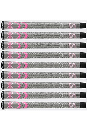 Golf Club Grip - SuperStroke Cross Comfort - Gray/Pink Undersize