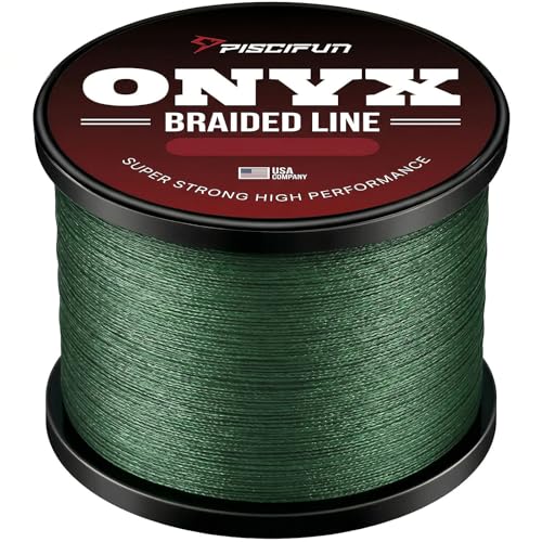 Braided Fishing Line - Abrasion Resistant 6lb Test - 150 Yards, Green