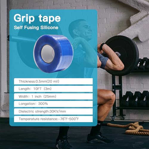 Self-Fusing Silicone Grip Tape for Sports Equipment - 10 FT