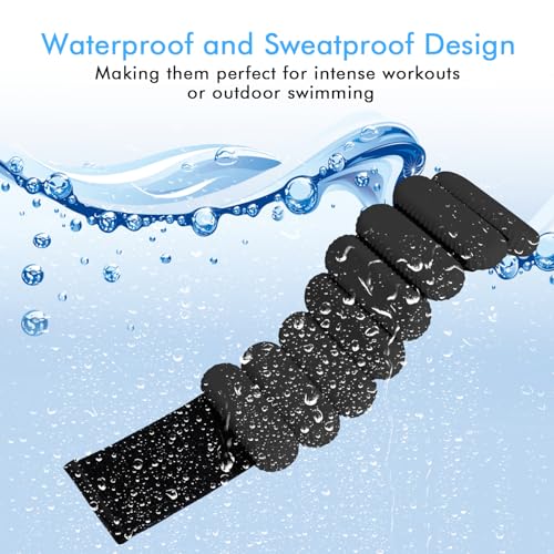 Adjustable Wrist & Ankle Weights 2lb Silicone Fitness Resistance Bands for Women Men