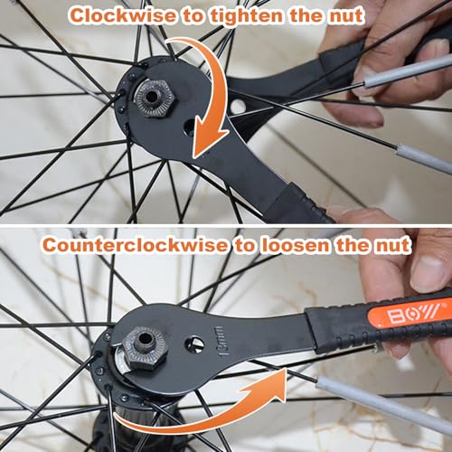 7-Piece Bicycle Cone Wrench Set (13-19mm) - Bike Hub & Wheel Axle Tools