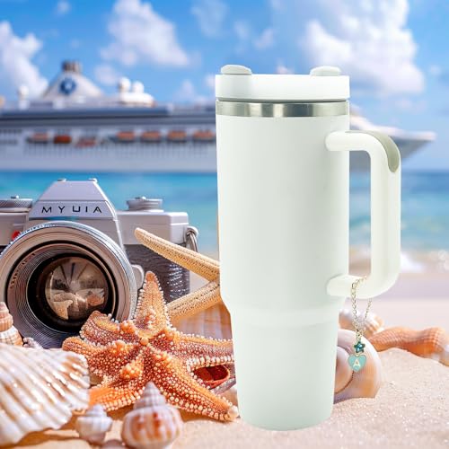 Star and Letter Charm for Stanley 30 & 40 oz Tumbler - Letter J