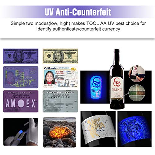 Lumintop 365nm UV Flashlight, IP68 Waterproof Black Light for Pet Stains & Scorpion Hunting