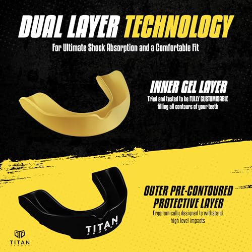 Dual-Layer Mouth Guard for Boxing, MMA, Football & More