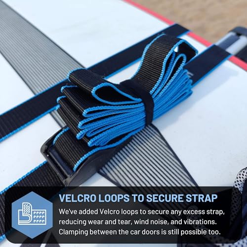 Surfboard Roof Rack - Soft Padded Car Rack for 6 Boards - Double