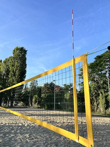 Volleyball Antenna Set with Fiberglass Poles for Indoor & Beach Volleyball