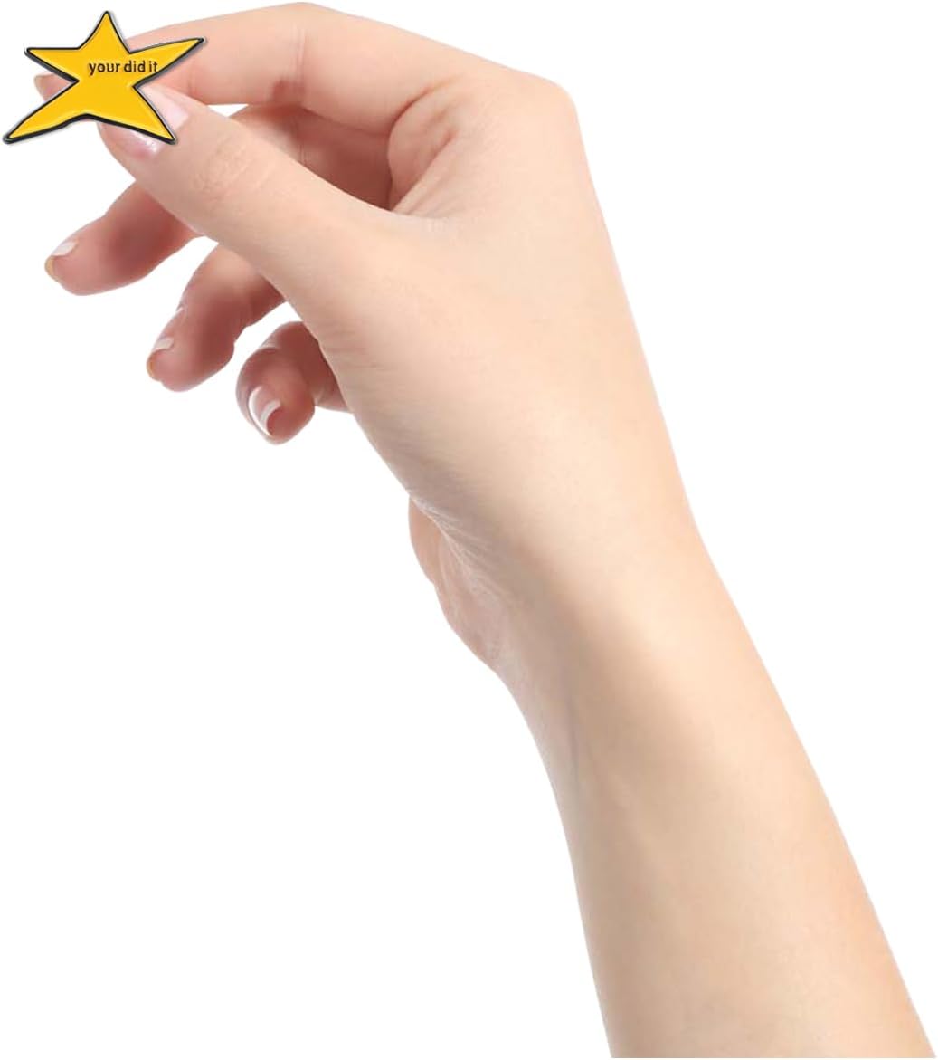 Skiennix Yellow Star Enamel Lapel Pins - Inspirational Badges for Graduation & Desk Decor | 10/20/50/100 Pack