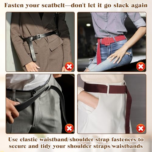 12 Pack Elastic Belt Loop Keepers for 1.5-Inch Straps and Backpacks