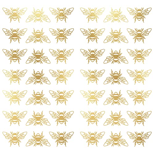 RoomMates RMK4957SCS Gold Bee Peel and Stick Wall Decals