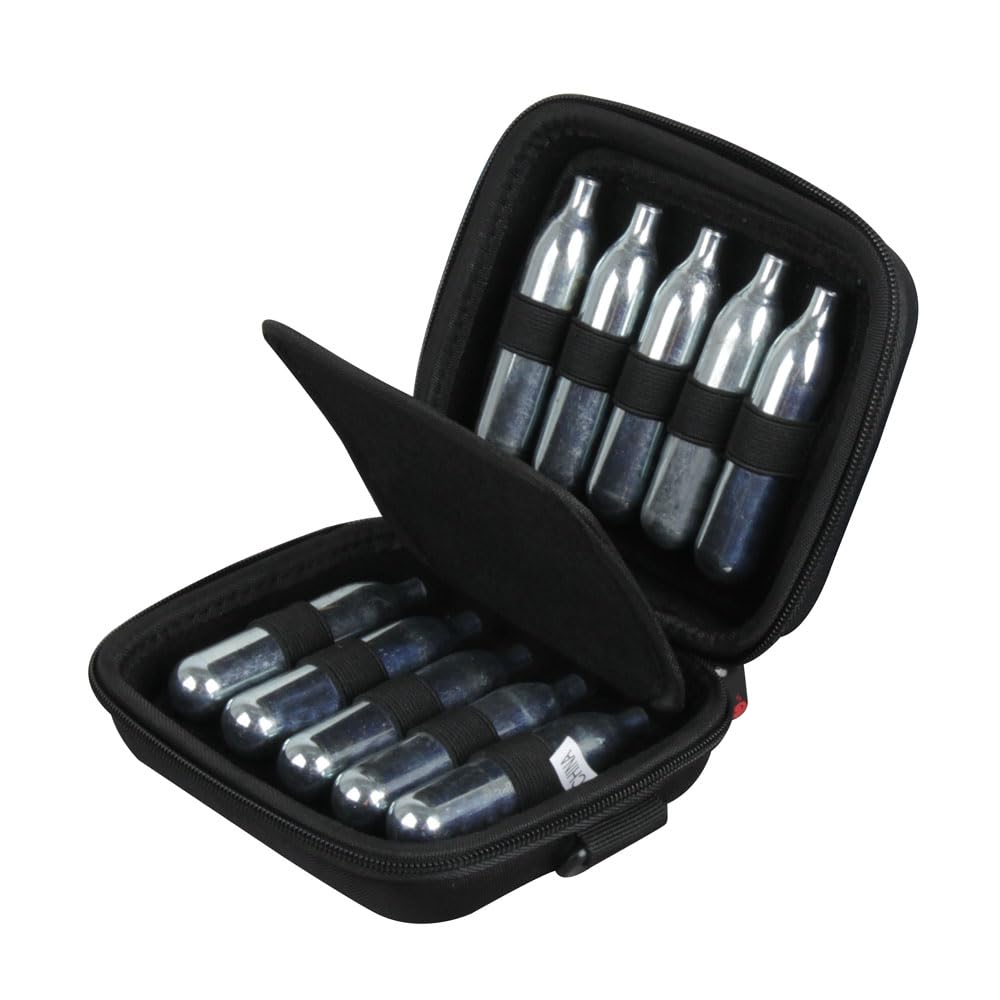 Hermitshell Hard Travel Case Fits Crosman/Umarexss/Blue Flag CO2 Cartridges12-Gram