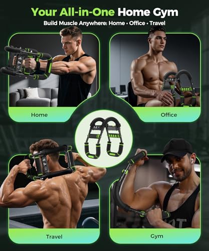 REN RUI Green Pro Twister Arm Trainer for Chest & Upper Body Workout