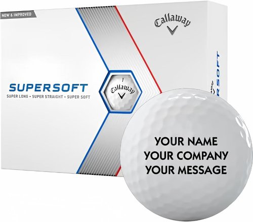 Callaway Supersoft Golf Balls - Customizable Design for Enhanced Performance | 2023 Edition